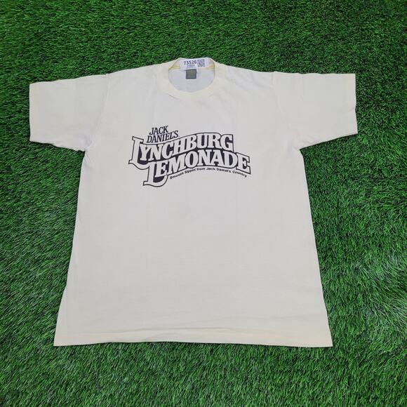Vintage 70s Jack-Daniels Shirt Large 21x26 Lemonade Cocktail - Picture 1 of 13